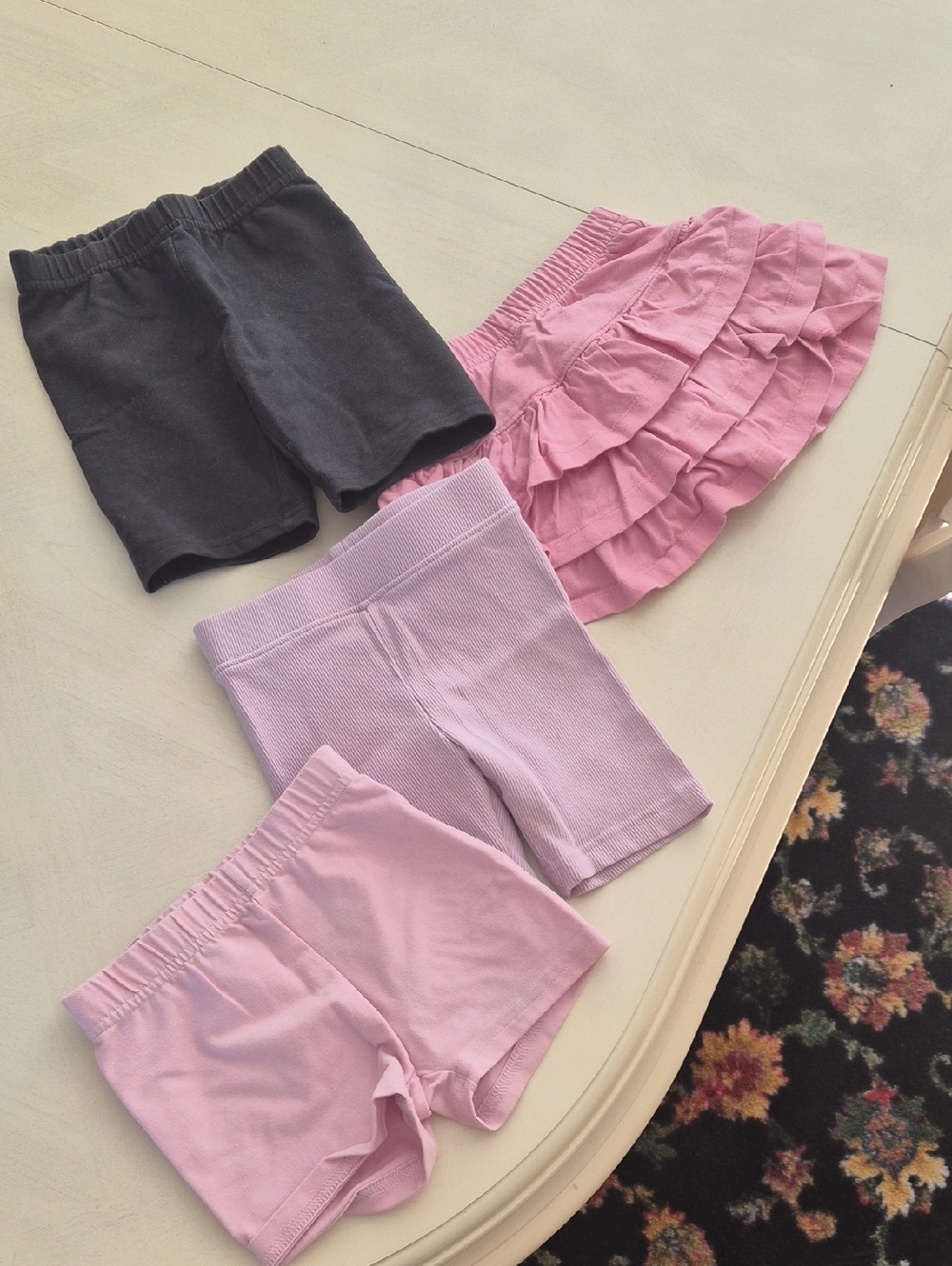 Hanna Andersson Pink, Light Purple & Black Girls 3T Set